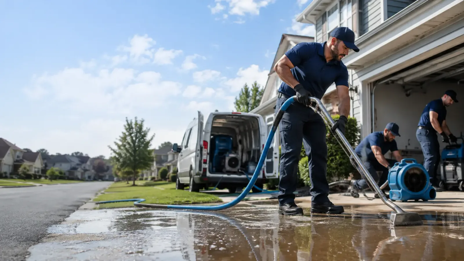 Flood Damage Restoration in Central, AZ